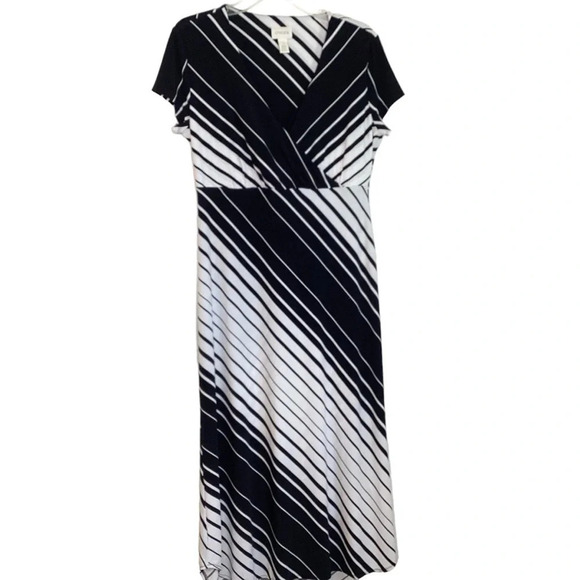 Chicos Stretch Knit Maxi Dress EUC - Picture 1 of 8